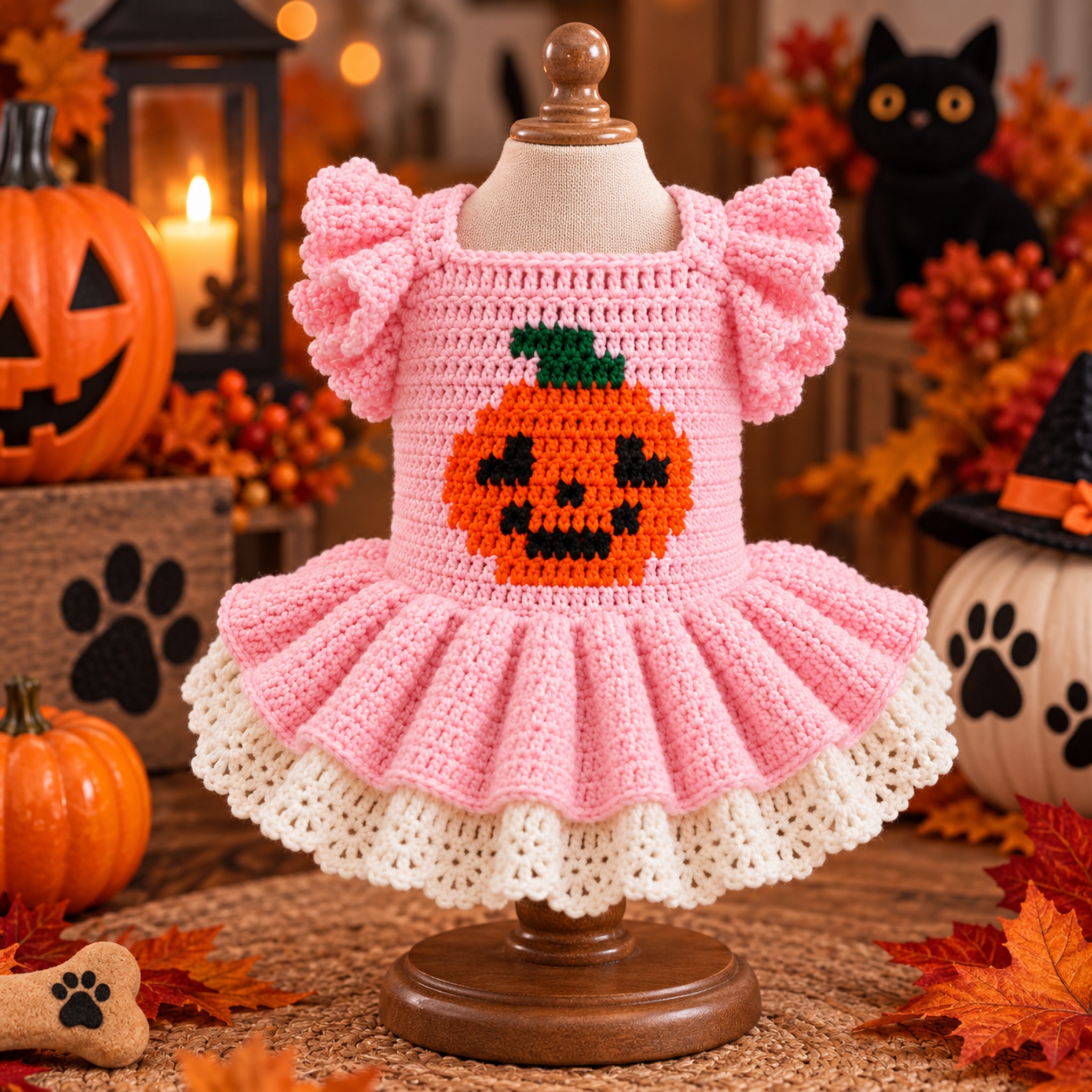 Vestitino Pink Pumpkin Princess